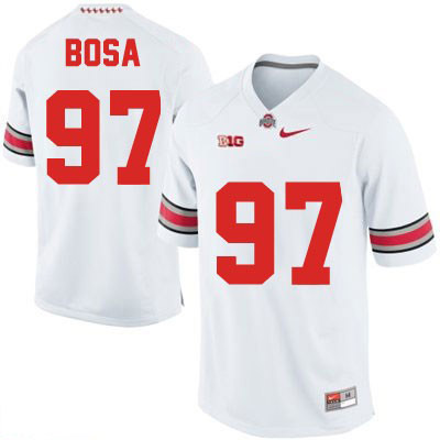 Men's NCAA Ohio State Buckeyes Joey Bosa #97 College Stitched Authentic Nike White Football Jersey UU20O58VG
